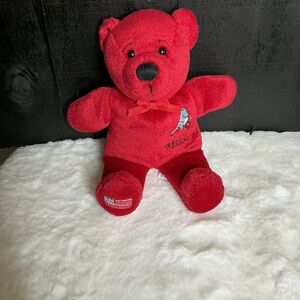 Symbolz Missouri The show Me State Red Teddy Bear 7”Plush Stuffed Animal Toy